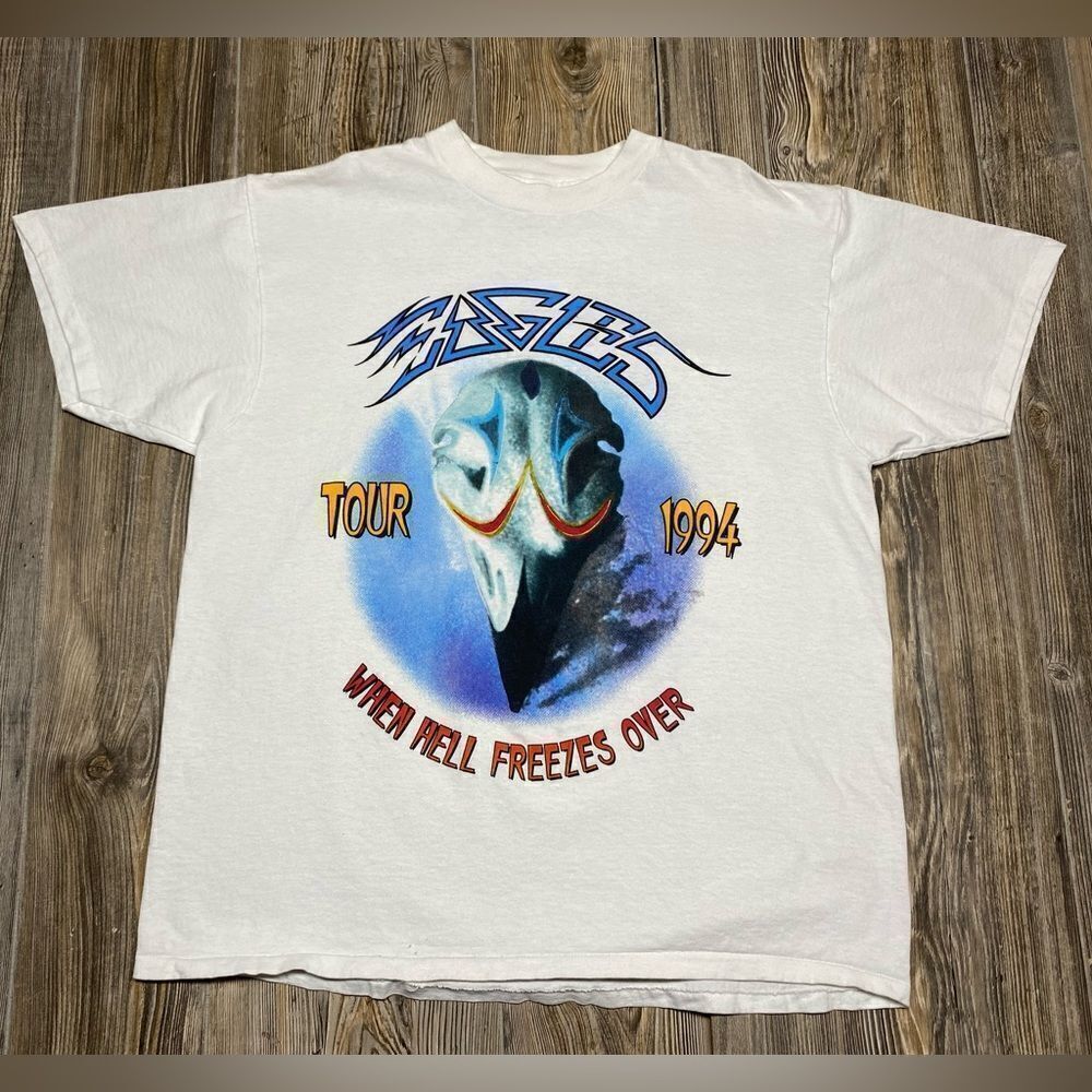 Vintage 1994 Eagles When Hell Freezes Over Tour Shirt Size XL Band Music